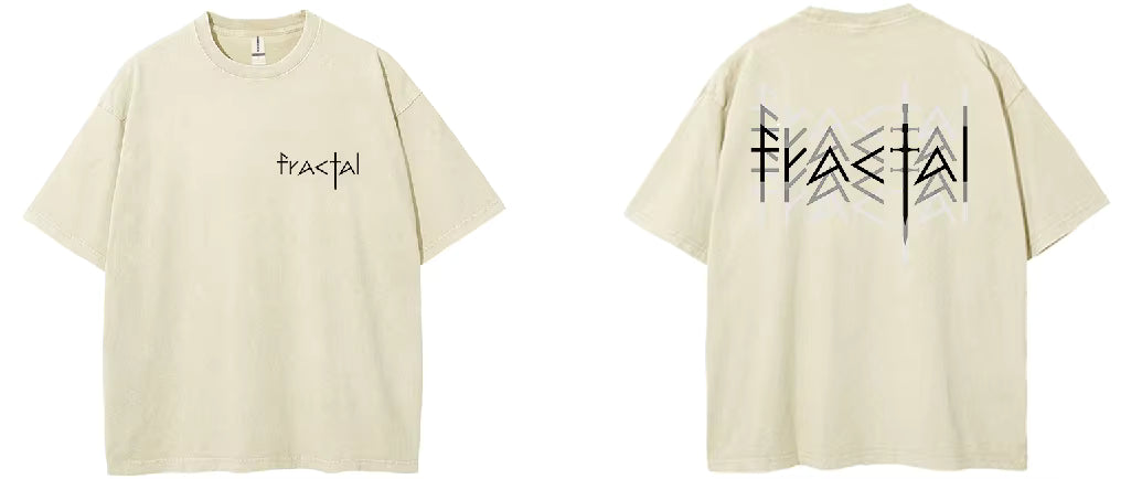 First Fractal Acid Washed Tee