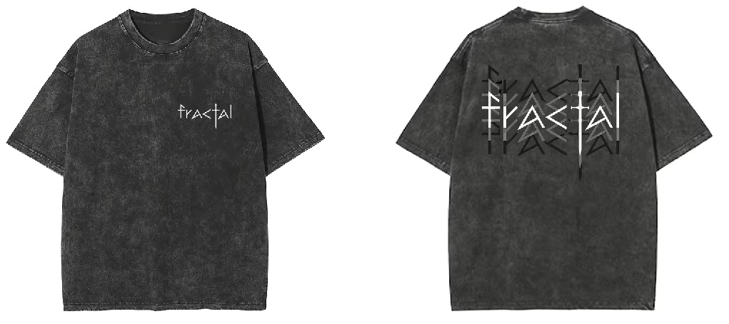 First Fractal Acid Washed Tee